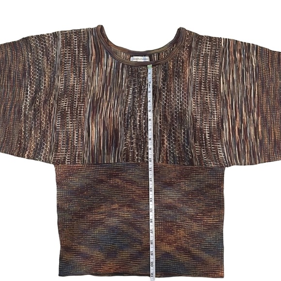 John Paul Richard colorful knit top - Picture 3 of 5